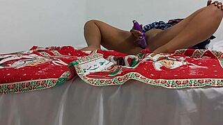 i love exhibitionism, but this HOT STUDENT prefers staying HOME to MASTURBATE her wet brown pussy.