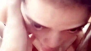 My girlfriend says she loves sucking my balls so much.