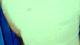 Amateur in the warehouse gets blowjob and standing sex