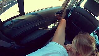 Hey, watch this public pussy eating and car sex 😏