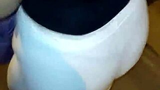 Mature Venezuelan MILF Teases in Red Thread