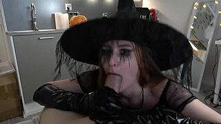 Sexy Witch Steals Monster Cock Cum For Her Magical Potion
