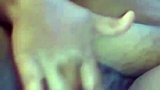 Pawg solo female relaxes on bed after church