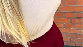 All Natural Busty Blonde Craves Attention With Amazing Big Tits