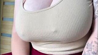 All Natural Busty Blonde Craves Attention With Amazing Big Tits