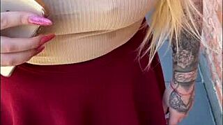 All Natural Busty Blonde Craves Attention With Amazing Big Tits