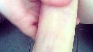 Dildo Stretches Tight Ass Wide