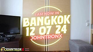 Hot asian babe begs for anal and creampie