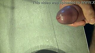 Three Cumshots In Bathroom With Big Monster Cocks