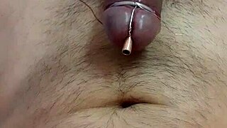 amazing intense orgasm achieved with uretal toy