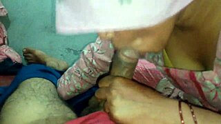 Indian Bhabhi Sucks BBC Cumshot