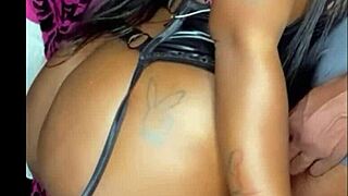 Ebony Stepsister Sucks 11 Inches Bbc