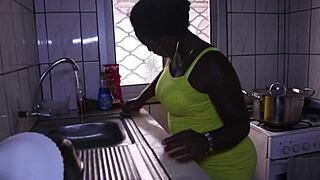 Adulterous couple gets fucked by foreigners sheltering from rain