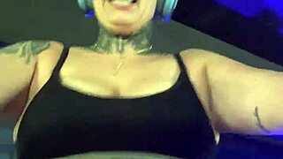 Big Tits Babe Gets Horny At Gym, Sweat Drips To Wet Pussy!