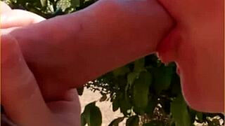 Hot Wife Gives Amazing Public Blowjob!