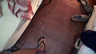 stepson begged for hairy pussy fuck at 7 am, milf gives in