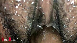 Detailed Close-Up of Beautiful African Beauty