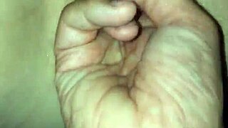 Teen blonde performs cucumber insertion anal