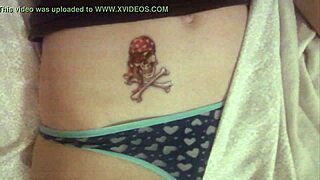 Wife In Thongs Gets Cumshot Tribute