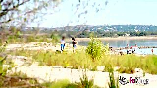 The swamp makes her horny, Briseida Myers wants to do nudism and fuck