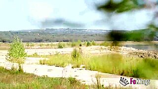 The swamp makes her horny, Briseida Myers wants to do nudism and fuck