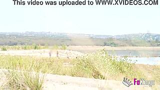 The swamp makes her horny, Briseida Myers wants to do nudism and fuck