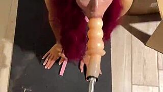 Intense Emotions Surge as Sex Machine Fucks Deep Throat with Huge Dildo Teen Cat Girl Sucking Sex Toy Hardcore Fetish Blowjob