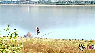 The swamp makes her horny, Briseida Myers wants to do nudism and fuck