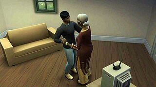 Indian mom bets on getting her big ass fucked anal by monster cock