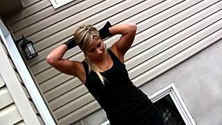 Girlfriend Teases Smoking Outside