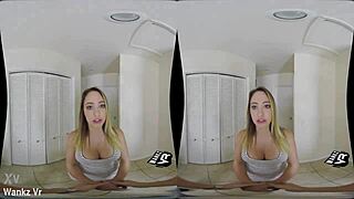 WankzVR presents threesome therapy with Dahlia Sky and Quinn Wilde.