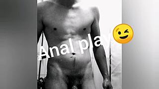 Bisexual man playing anal 😏