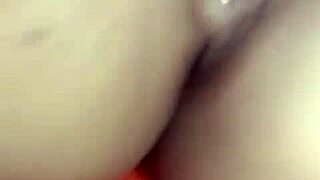 She masturbates deliciously for her man