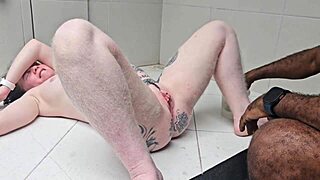 Pregnant Wife Calls Cuckold For Bathroom Shaving