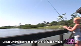 Coed Cutie Bares Big Natural Tits Publicly