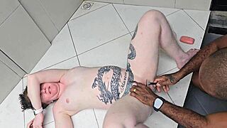 Pregnant Wife Calls Cuckold For Bathroom Shaving