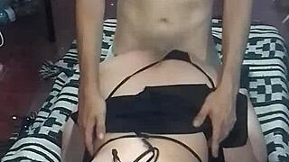 police woman fucks stranger after the party, so hot!