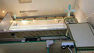 Slim Eighteen Chick Flaunts Thongs Braless