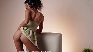 first time anal cindy luna casting interview with petite brunette