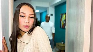 Uber driver meets Daniela Andrea with Mr Matamorros in bedroom encounter