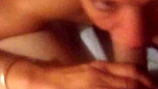 my girlfriend passionately sucks my wet cock in our intimate moments