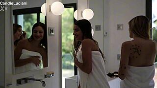 Hot Threesome with Alba Lala Involves Deepthroat and Doggystyle