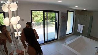 Hot Threesome with Alba Lala Involves Deepthroat and Doggystyle