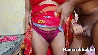 Tempting indian village wife in saree for dirty anal sex