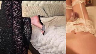 Bold ASMR femdom Lamia girlfriend uses vibrating tail for audio roleplay