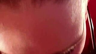 Cock Loving Bitch Sucking Sloppy Deepthroat With Glasses As Young Wife