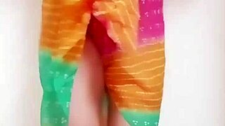 Desi hijra performs naked dance as hot indian shemale randi girl