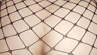 fishnet underwear looks very excitingsk