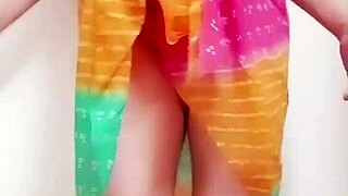 Desi hijra performs naked dance as hot indian shemale randi girl