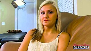 Blonde hotties bailey and olyssia suck pussies and ride cock